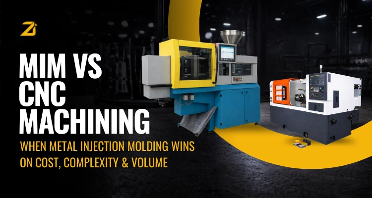 MIM vs CNC Machining When Metal Injection Molding Wins on Cost, Complexity & Volume